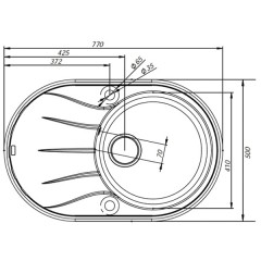 Мойка кухонная Iddis Kitchen G K12G771i87