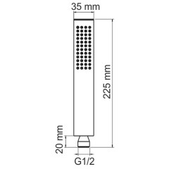 Ручной душ WasserKRAFT A103