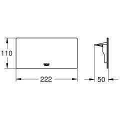 Полочка для смесителей Grohe Plus 40954000