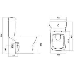 Унитаз Santek Нео Rimless 1WH302418 безободковый