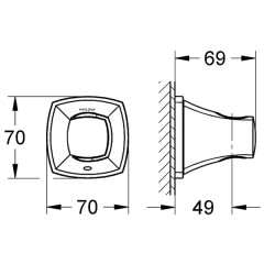 Держатель ручного душа Grohe Grandera 27969000