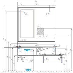 Зеркало Акватон Сакура 120 1A220002SKW80