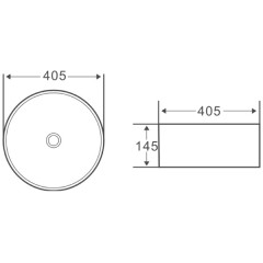 Раковина накладная BelBagno BB1342H300