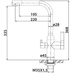 Смеситель для кухни BelBagno BB-LAM57-IN