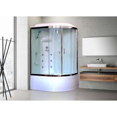 Душевая кабина Royal Bath RB8120BK3-WT-CH L