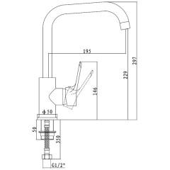 Смеситель для кухни Boch Mann BM7305