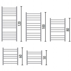 Полотенцесушитель электрический Ника ЛП (г2) 50x40