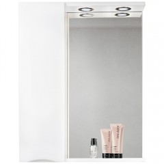 Зеркальный шкаф BelBagno Marino 60 bianco lucido MARINO-SPC-600/750-1A-BL-P-L