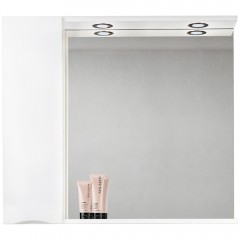 Зеркальный шкаф BelBagno Marino 90 bianco lucido MARINO-SPC-900/750-1A-BL-P-L