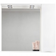 Зеркальный шкаф BelBagno Marino 90 bianco lucido MARINO-SPC-900/750-1A-BL-P-R