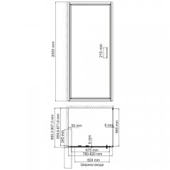 Душевой угол WasserKRAFT Salm 27I28