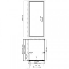 Душевой угол WasserKRAFT Salm 27I29