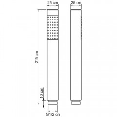 Ручной душ WasserKRAFT A106