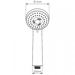 Ручной душ WasserKRAFT A120