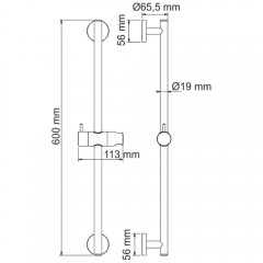 Душевая стойка WasserKRAFT A122