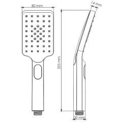 Ручной душ WasserKRAFT A126