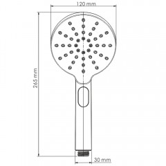 Ручной душ WasserKRAFT A127