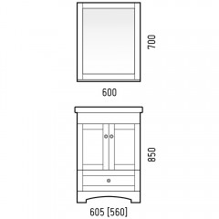 Комплект мебели Corozo Техас 60