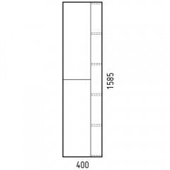 Пенал Corozo Гольф 40 антик SD-00000333