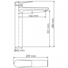 Смеситель для раковины WasserKRAFT Glan 6603H