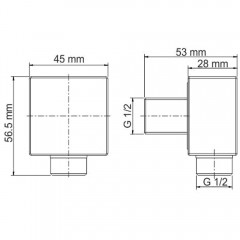 Шланговое подключение WasserKRAFT Glan A178