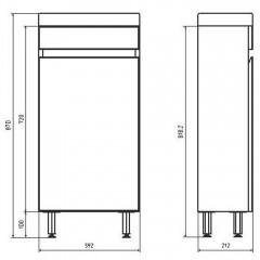 Комплект мебели ASB-Mebel Бари 40