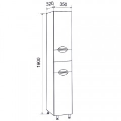 Пенал Emmy Милли 35 L mel35penAdsp-l