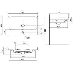 Комплект мебели ASB-Mebel Оливия 70