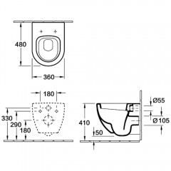 Инсталляция Geberit Duofix 458.124.21.1 + унитаз Esbano Azalea white безободковый с сиденьем