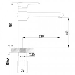 Смеситель для кухни Lemark Status LM4404C