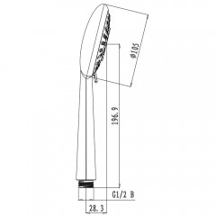 Ручной душ Lemark LM0616C