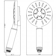 Ручной душ Lemark LM0713C