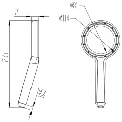 Ручной душ Lemark LM0820C