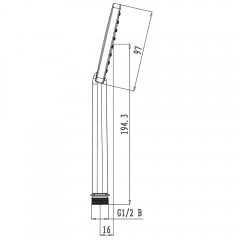 Ручной душ Lemark LM1411C