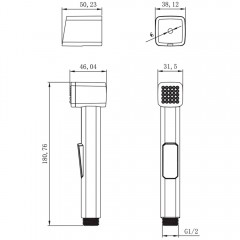 Гигиенический душ Lemark LM8076C