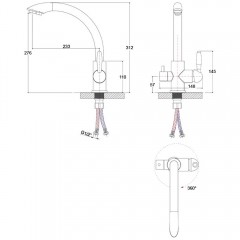 Смеситель для кухни Paulmark Essen Es213001-302