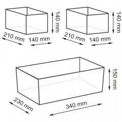 Набор корзин WasserKRAFT Mindel WB-850 Set