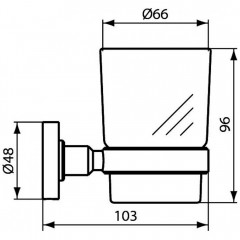 Стакан Ideal Standard Iom A9120XG