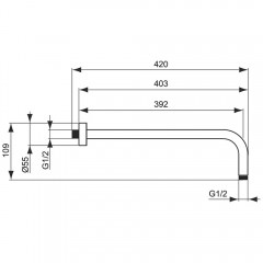 Набор для ванной комнаты Ideal Standard Esla BD002XC