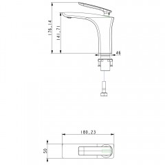 Смеситель для раковины Timo Helmi 4061/03F