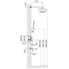 Душевая система встраиваемая Timo Selene SX-3069/03SM