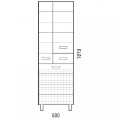 Пенал Corozo Денвер 60 SP-00000535