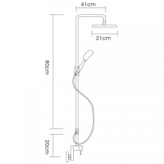 Душевая система Ledeme H52 L2452