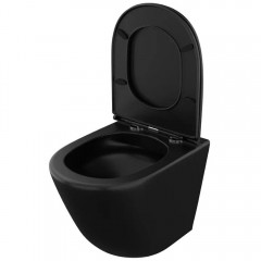 Инсталляция Grohe Rapid SL 38721001 + унитаз OWL Vind Cirkel-H Matt Black OWLT190305 безободковый с сиденьем