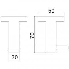 Крючок Ledeme 717 L71705-1