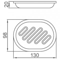 Мыльница Ledeme L331