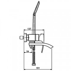 Смеситель для ванны Gappo Jacob G3207-8