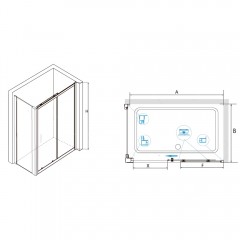 Душевое ограждение RGW Classic CL-48B 150x80 32094885-014