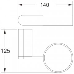 Мыльница Rose RG1703H