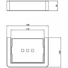 Мыльница AltroBagno Aperto 080706 Cr